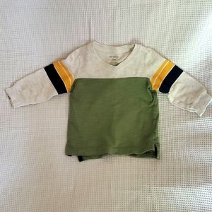 ⭐️ cute baby boys carter's long-sleeved shirt size 0-3 months